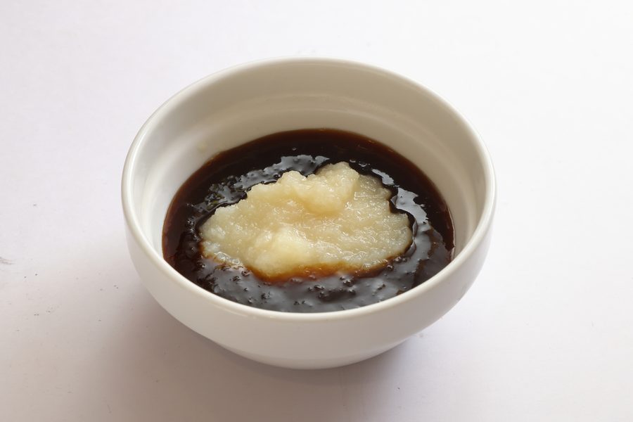 特製デミグラスソースとおろし